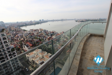 High quality, lake view 03 bedroom apartment for rent in Golden Westlake, Tay Ho, Hanoi