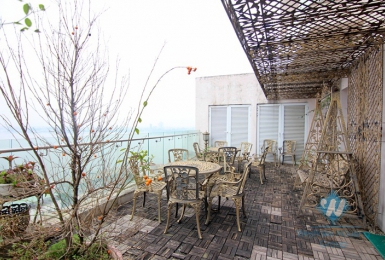 Luxury 03 bedrooms apartment with lake view for rent in Gold Westlake Building, Tay Ho district 