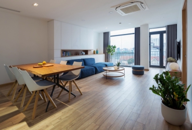 Brand new 02 bedrooms with big balcony for rent in Tay Ho area 