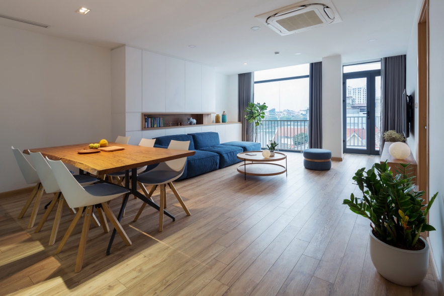 Brand new 02 bedrooms with big balcony for rent in Tay Ho area 