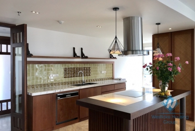 A splendid 4 bedroom apartment for rent on To Ngoc Van, Tay Ho