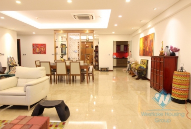 Highfloor well planned 4 bedrooms apartment for rent in Ciputra, Hanoi, Vietnam