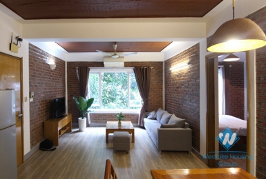 One bedroom serviced apartment for rent in Tay Ho street
