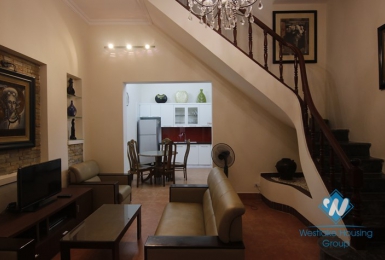 Three bedrooms house for rent in Ba Dinh district, Ha Noi.