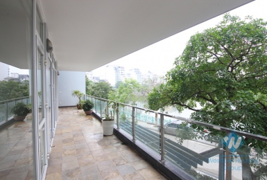 Good location apartment with lake view for rent in Quang An st, Tay Ho District 