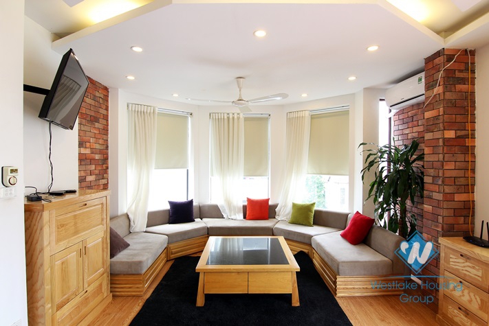 Two bedroom apartment for rent in Dang Thai Mai street, Tay Ho district, Hanoi.
