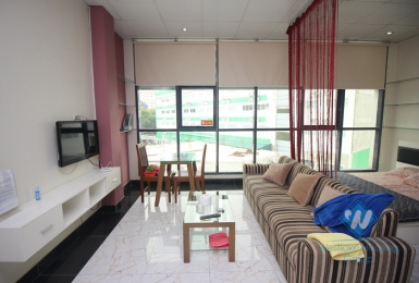 Bright studio apartment for rent in Me Tri st, Ha Noi city