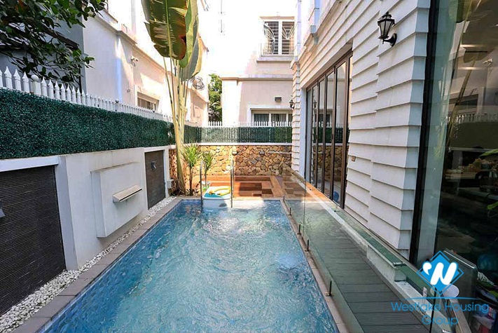 Pool villas for rent at Vinhome Riverside Long Bien Ha Noi