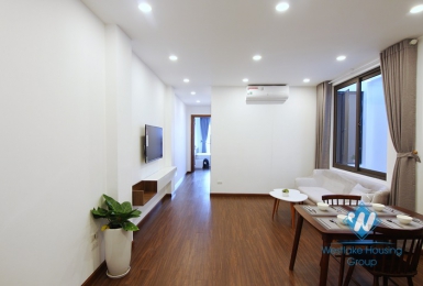 A brand new 2 bedrooms apartment with lake view for rent in Yen Phu village.