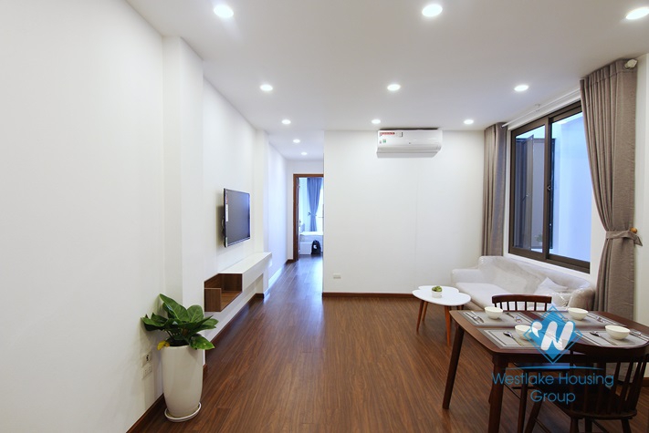 A brand new 2 bedrooms apartment with lake view for rent in Yen Phu village.