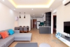 Good price, 2 bedrooms apartment for rent in Au Co street, Hanoi.