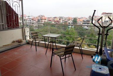 High floor with 2 bedrooms apartment for rent in Tay Ho area.