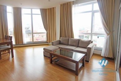 High floor, nice apartment 2 bedrooms for rent in Tay Ho area, Hanoi
