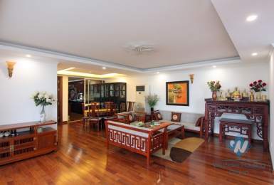 Large size two bedrooms apartment for rent in Trich Sai street, Tay Ho district, Ha Noi