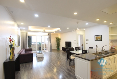 Big two bedrooms apartment for rent in Thuy Khue street, Tay Ho district, Ha Noi