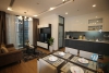 Luxury one bedroom apartment for rent in Vinhome Metrpolis, Ba Dinh district, Ha Noi
