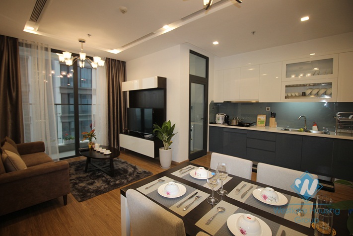 Luxury one bedroom apartment for rent in Vinhome Metrpolis, Ba Dinh district, Ha Noi