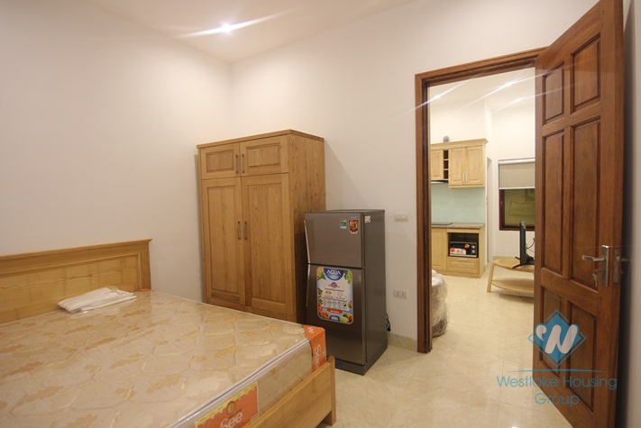 Affordable one bedroom apartment on the ground floor for rent in To Ngoc Van street