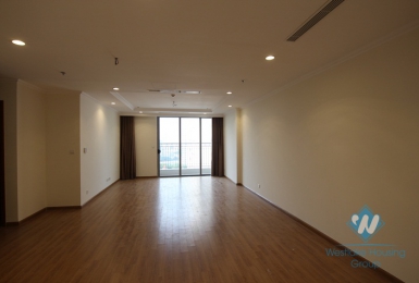 Unfurnished  apartment for rent in Vinhomes Nguyen Chi Thanh, Dong Da district, Ha Noi