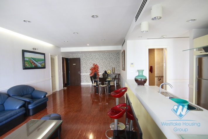 Lake view two bedrooms apartment for rent in Golden Westlake, Ha Noi