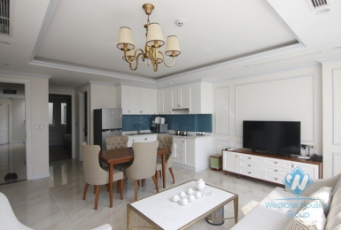 High floor luxury two bedrooms apartment for rent in city center, Hoan Kiem district, Ha Noi
