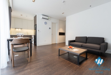 Sleek and modern design one bedroom apartment for rent on To Ngoc Van, Tay Ho, Hanoi
