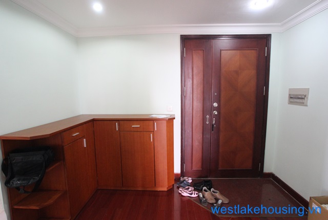 Nice apartment with wooden floor for rent in Ciputra, Tay Ho, Ha Noi