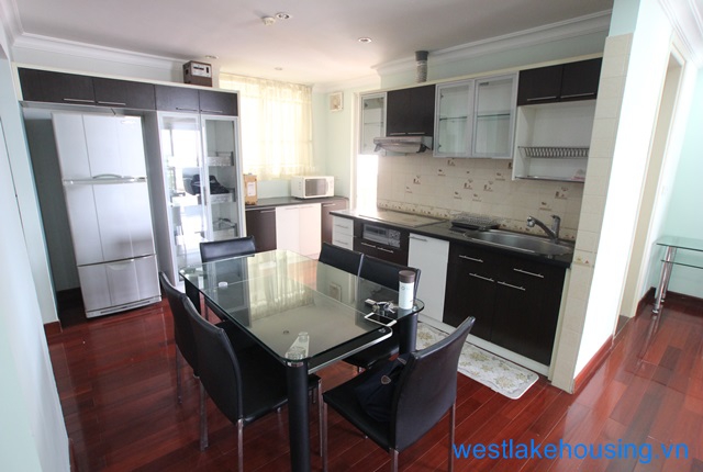 Nice apartment with wooden floor for rent in Ciputra, Tay Ho, Ha Noi