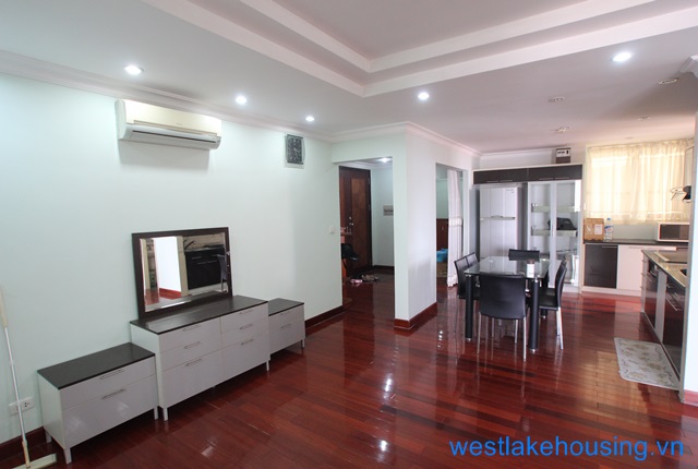 Nice apartment with wooden floor for rent in Ciputra, Tay Ho, Ha Noi