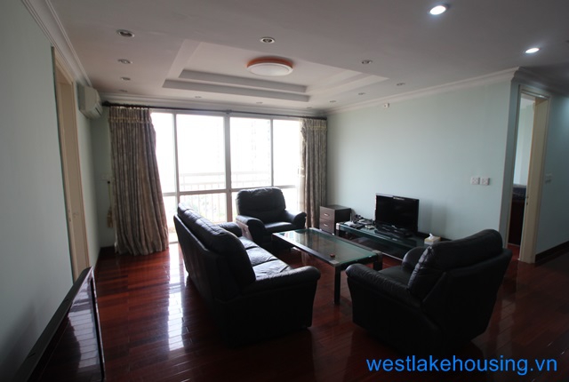Nice apartment with wooden floor for rent in Ciputra, Tay Ho, Ha Noi