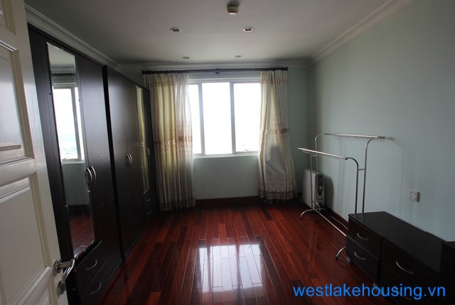 Nice apartment with wooden floor for rent in Ciputra, Tay Ho, Ha Noi