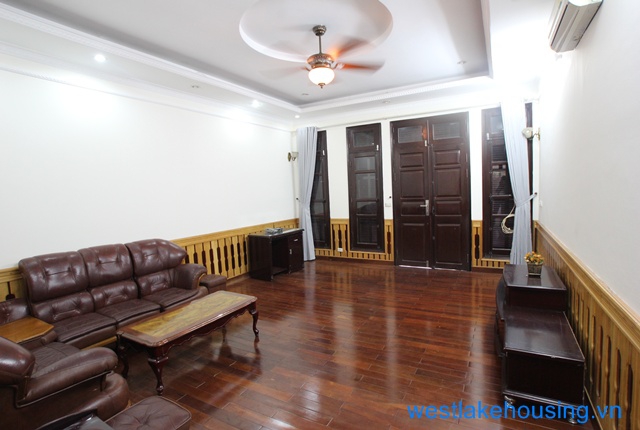 Quiet and bright house for rent in Ciputra, Tay Ho, Ha Noi. Block D