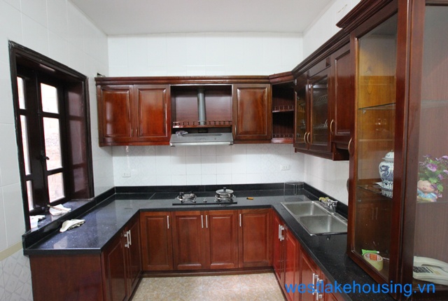 Quiet and bright house for rent in Ciputra, Tay Ho, Ha Noi. Block D