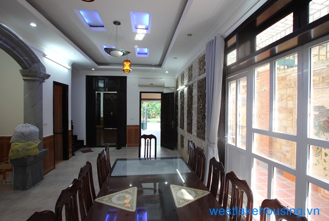 Quiet and bright house for rent in Ciputra, Tay Ho, Ha Noi. Block D