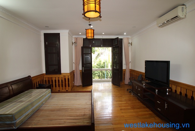 Quiet and bright house for rent in Ciputra, Tay Ho, Ha Noi. Block D