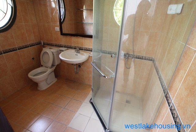 Quiet and bright house for rent in Ciputra, Tay Ho, Ha Noi. Block D