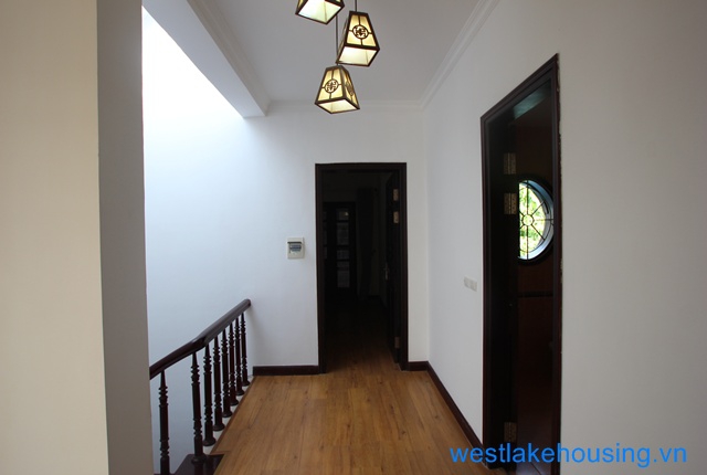 Quiet and bright house for rent in Ciputra, Tay Ho, Ha Noi. Block D