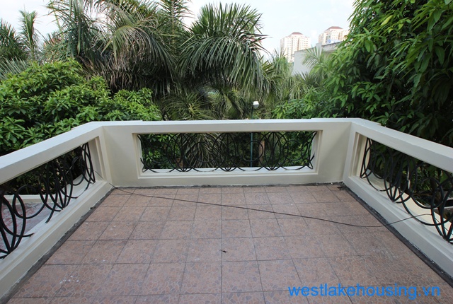 Quiet and bright house for rent in Ciputra, Tay Ho, Ha Noi. Block D